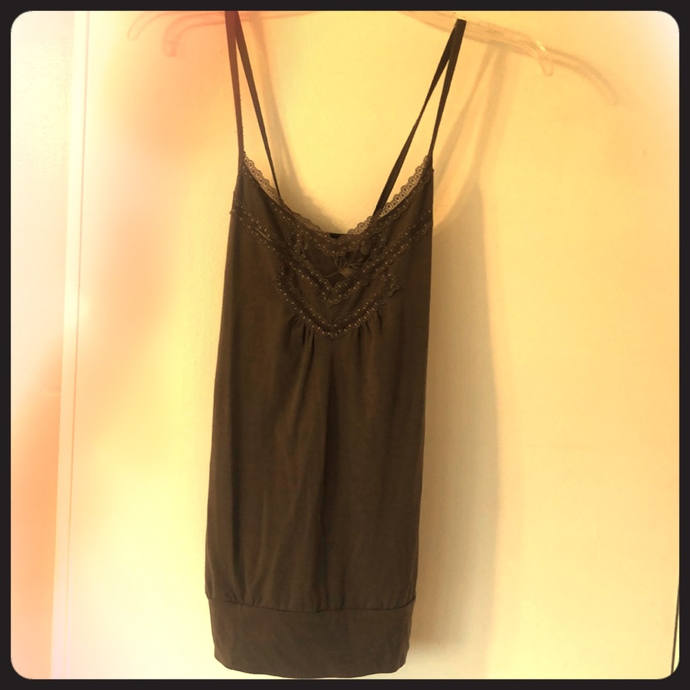 Dark tan tank top